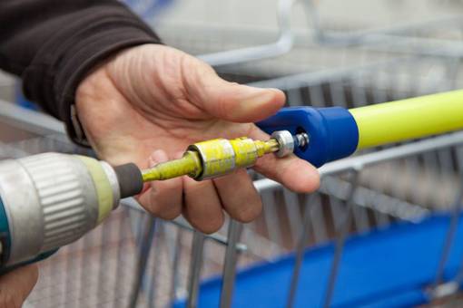 ремонт покупательских тележек замена колёс